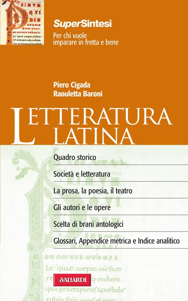 Letteratura latina - Librerie.coop Letteratura latina - Librerie.coop