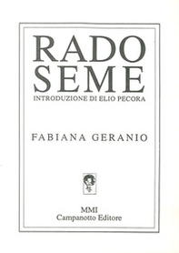 Rado seme - Librerie.coop