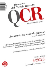 QCR. Quaderni del Circolo Rosselli - Vol. 4 - Librerie.coop