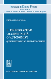 Il recesso attivo: 'accidentalità' o 'autonomia'? - e-Book - Librerie.coop