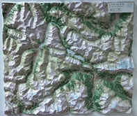 Livigno 1:50.000 (carta in rilievo con cornice) - Librerie.coop