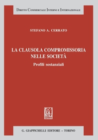 LA CLAUSOLA COMPROMISSORIA NELLE SOCIETÀ - Librerie.coop LA CLAUSOLA COMPROMISSORIA NELLE SOCIETÀ - Librerie.coop