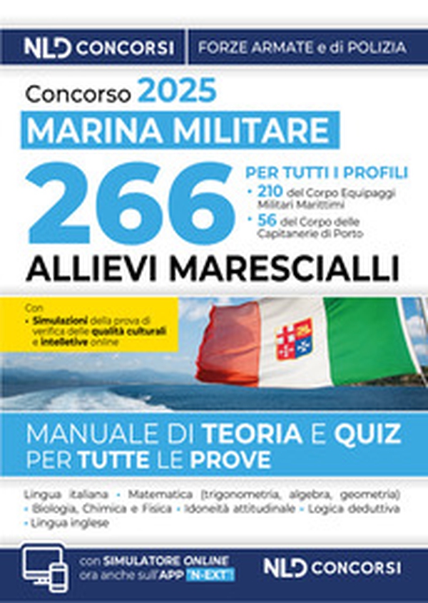 Concorso per l'ammissione di 266 Allievi Marescialli della Marina Militare 2025 con teoria e quiz - Librerie.coop Concorso per l'ammissione di 266 Allievi Marescialli della Marina Militare 2025 con teoria e quiz - Librerie.coop
