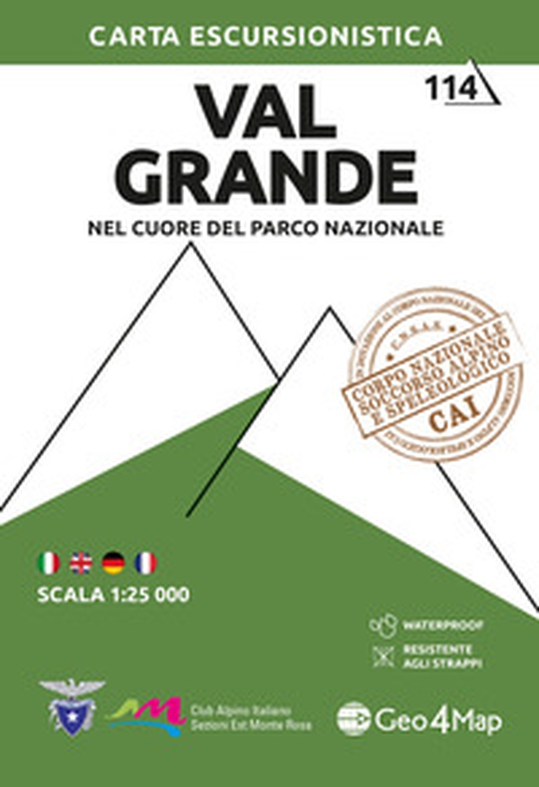 Val Grande. Nel cuore del Parco Nazionale 1:25.000 - Librerie.coop Val Grande. Nel cuore del Parco Nazionale 1:25.000 - Librerie.coop