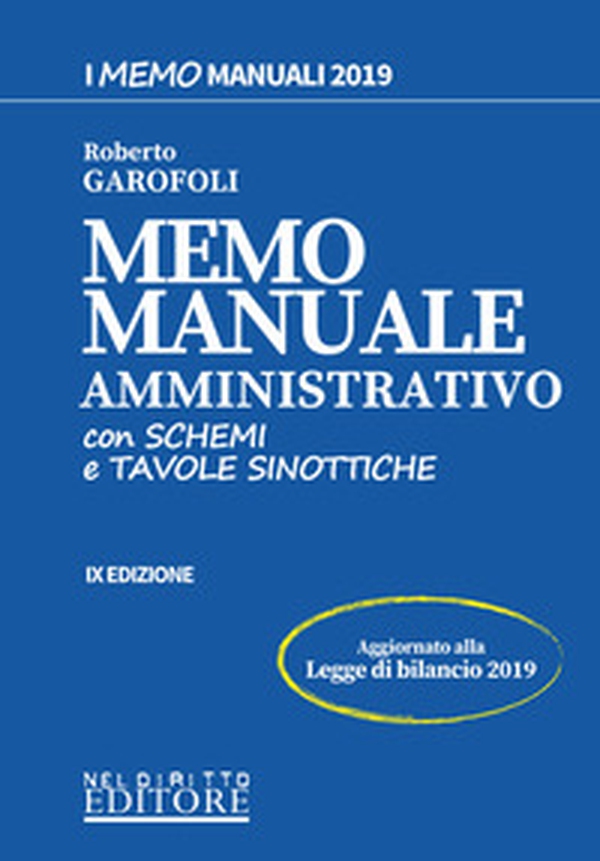 Memo manuale amministrativo. Con schemi e tavole sinottiche - Librerie.coop Memo manuale amministrativo. Con schemi e tavole sinottiche - Librerie.coop
