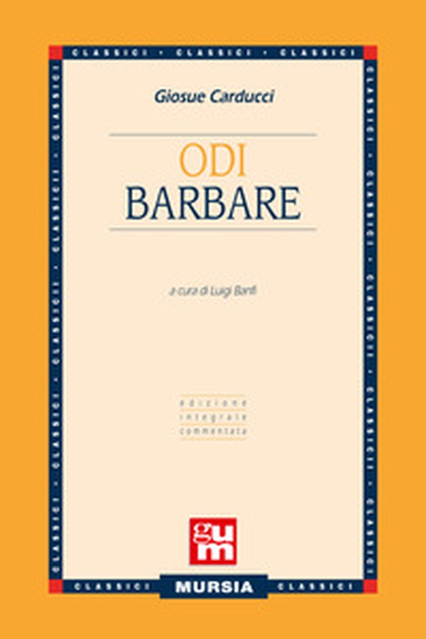 Odi barbare - Librerie.coop Odi barbare - Librerie.coop