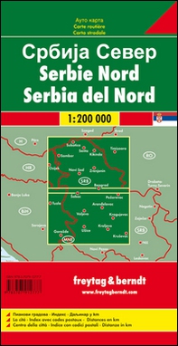 Serbia nord 1:200.000 - Librerie.coop