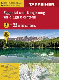 Eggental und Umgebung-Val D'Ega e dintorni. Cartina 1:25.000 - Librerie.coop