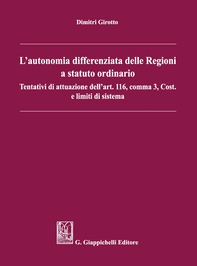 L'autonomia differenziata delle Regioni a statuto ordinario - Librerie.coop L'autonomia differenziata delle Regioni a statuto ordinario - Librerie.coop