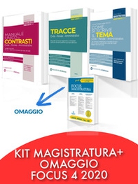 Kit Manuale unico dei contrasti: civile, penale e amministrativo. Scritti magistratura, concorsi superiori-Tracce concorso magistratura 2021: civile, penale e amministrativo-Come si scrive il tema. Concorso magistratura - Librerie.coop