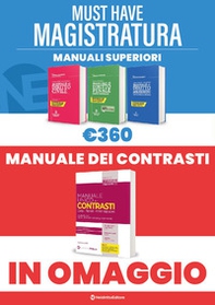 Must have amgistratura: Kit 3 Manuali superiori-Manuale Unico dei Contrasti - Librerie.coop