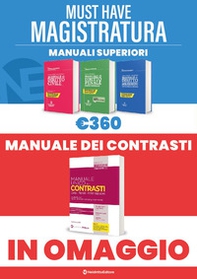 Must have magistratura: Kit 3 Manuali superiori-Manuale Unico dei Contrasti - Librerie.coop