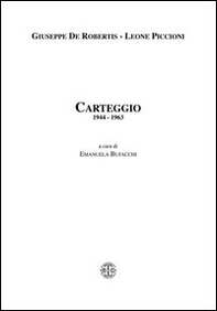 Carteggio 1944-1963 - Librerie.coop