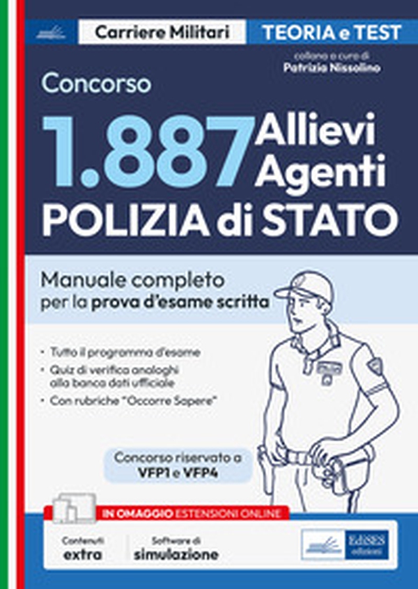 Concorso 1887 Allievi Agenti Polizia di Stato. Manuale completo per la prova d'esame scritta - Librerie.coop Concorso 1887 Allievi Agenti Polizia di Stato. Manuale completo per la prova d'esame scritta - Librerie.coop