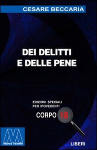 Dei delitti e delle pene - Librerie.coop Dei delitti e delle pene - Librerie.coop