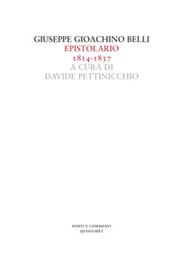 Epistolario (1814-1837) - Librerie.coop Epistolario (1814-1837) - Librerie.coop