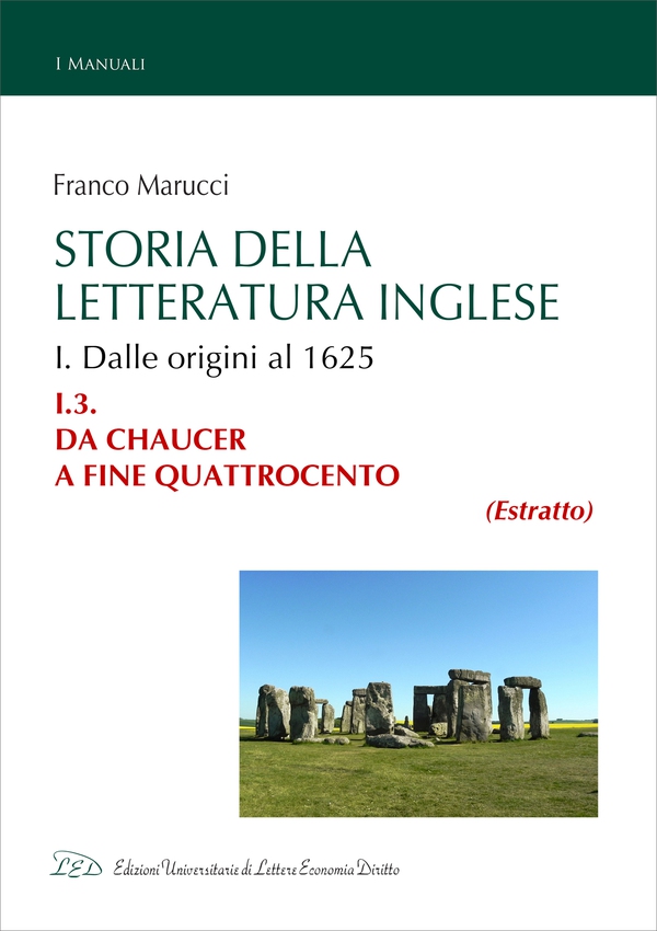 Storia della Letteratura Inglese. I.3. Da Chaucer a fine Quattrocento - Librerie.coop Storia della Letteratura Inglese. I.3. Da Chaucer a fine Quattrocento - Librerie.coop