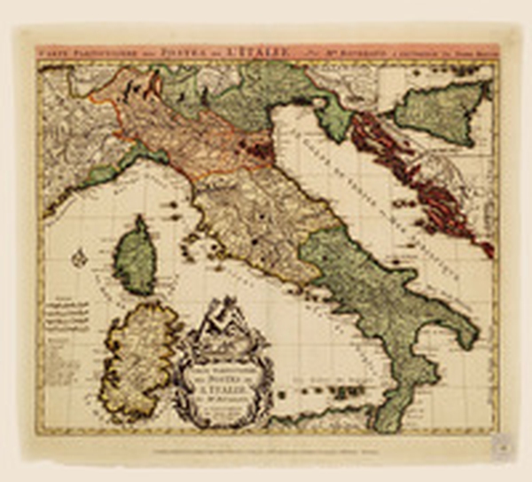 Italia postale 1670 (carta murale anticata in canvas) - Librerie.coop Italia postale 1670 (carta murale anticata in canvas) - Librerie.coop