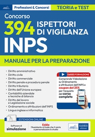 Manuale concorso 394 ispettori di vigilanza INPS - Librerie.coop