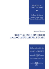 Costituzione e divieto di analogia in materia penale - Librerie.coop