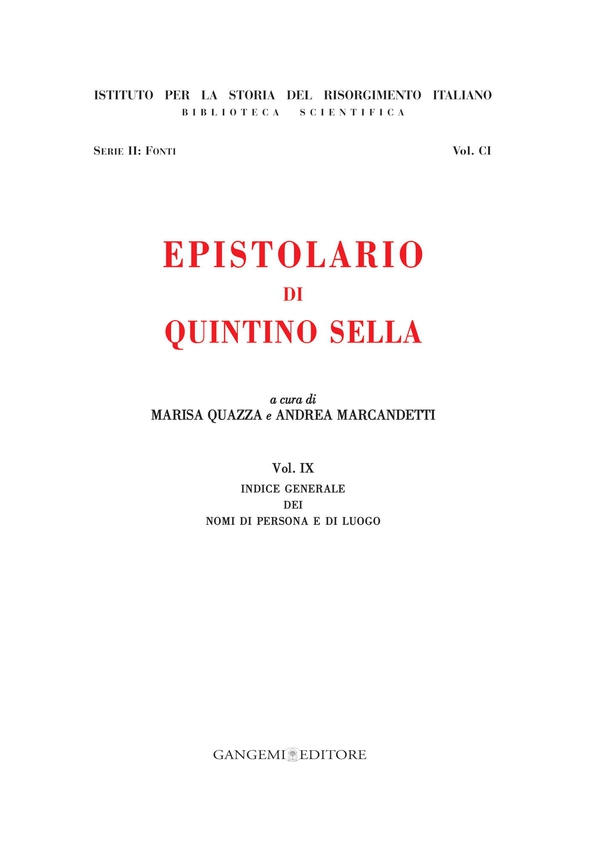 Epistolario di Quintino Sella - Librerie.coop Epistolario di Quintino Sella - Librerie.coop