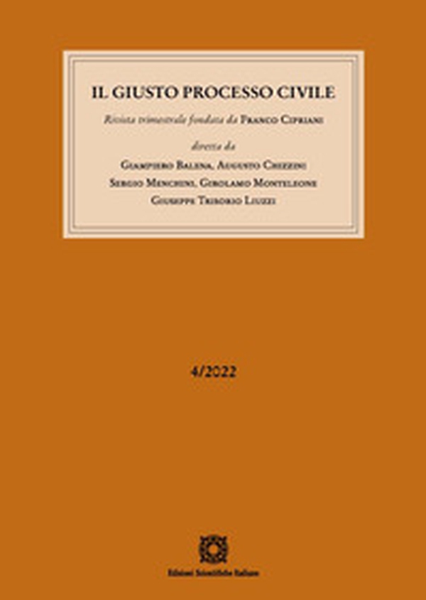 Il giusto processo civile - Vol. 4 - Librerie.coop Il giusto processo civile - Vol. 4 - Librerie.coop