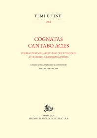  Cognatas cantabo acies - Librerie.coop