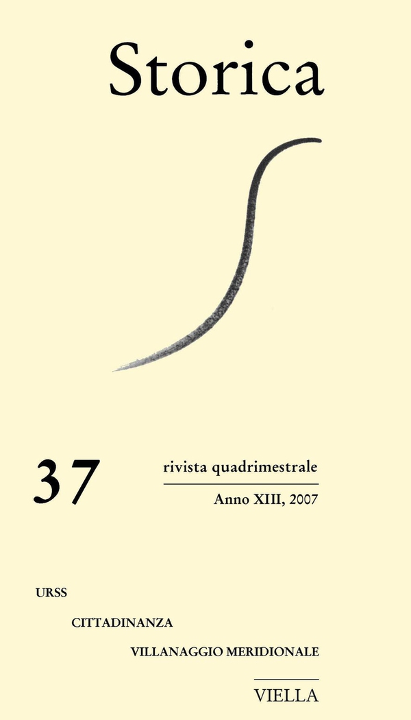 Storica (2007) Vol. 37 - Librerie.coop Storica (2007) Vol. 37 - Librerie.coop