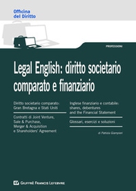 Legal English: diritto societario comparato e finanziario - Librerie.coop