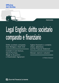 Legal English: diritto societario comparato e finanziario - Librerie.coop Legal English: diritto societario comparato e finanziario - Librerie.coop