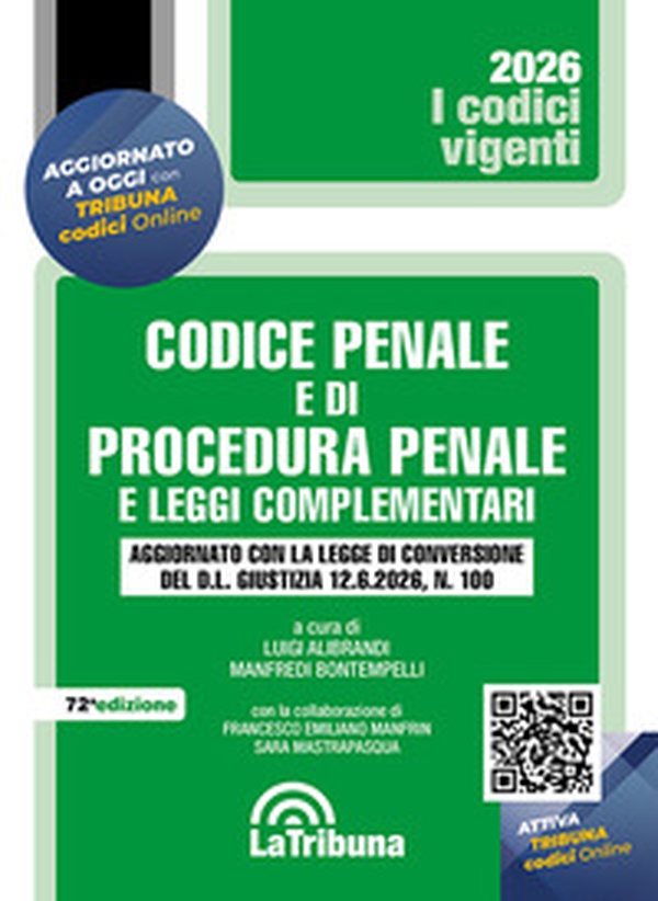 Codice penale e di procedura penale e leggi complementari 2026 - Librerie.coop