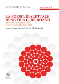 La poesia dialettale di Nicola G. De Donno. Atti della Giornata di studi (Maglie, 18 aprile 2015) - Librerie.coop