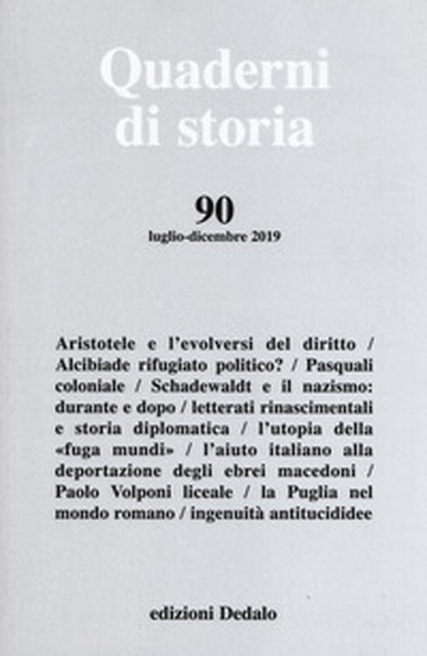 Quaderni di storia - Vol. 90 - Librerie.coop Quaderni di storia - Vol. 90 - Librerie.coop