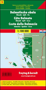 Costa Dalmata 2 1:100.000 - Librerie.coop