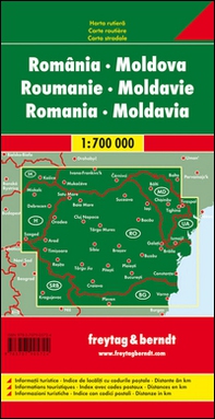 Romania-Moldova 1:700.000 - Librerie.coop