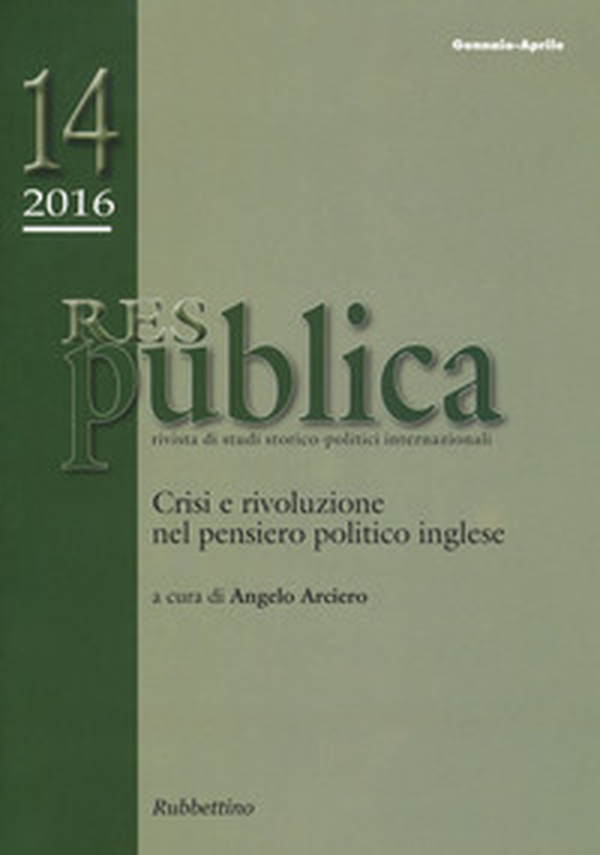 Res pubblica. Rivista di studi storico-politici internazionali - Vol. 1 - Librerie.coop Res pubblica. Rivista di studi storico-politici internazionali - Vol. 1 - Librerie.coop