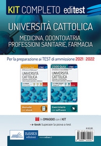 Kit completo EdiTEST. Università Cattolica. Medicina, odontoiatria, professioni sanitarie: Teoria & Test-2500 quiz - Librerie.coop