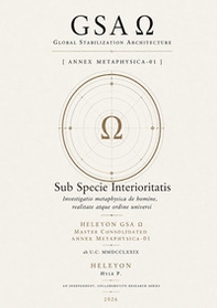 Sub specie interioritatis. Investigatio metaphysica de homine, realitate atque ordine universi - Librerie.coop
