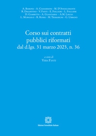 Corso sui contratti pubblici riformati dal d.lgs. 31 marzo 2023, n. 36 - Librerie.coop