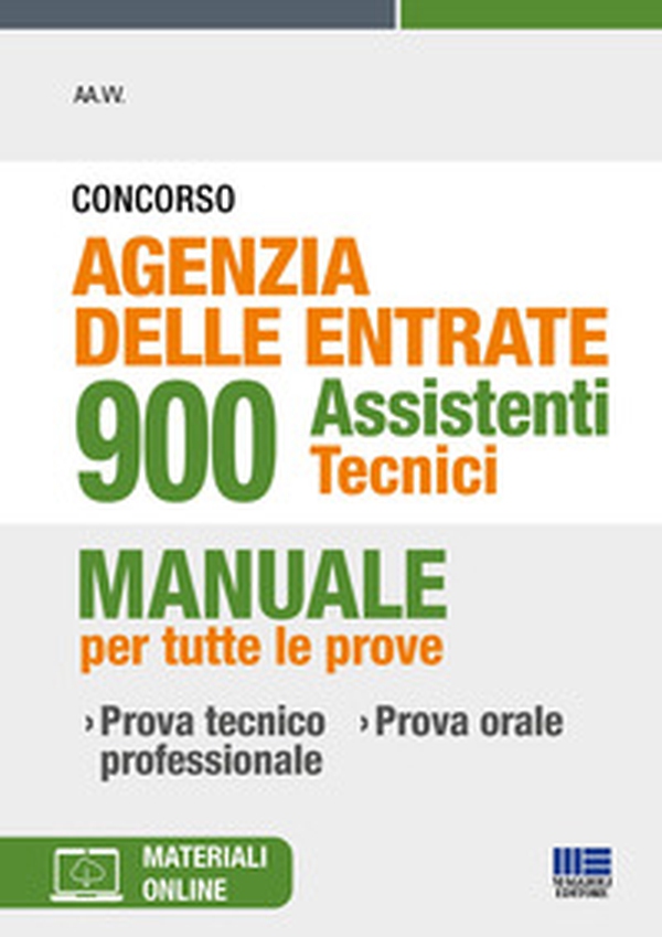 Concorso Agenzia delle Entrate 900 Assistenti Tecnici. Manuale per tutte le prove - Librerie.coop Concorso Agenzia delle Entrate 900 Assistenti Tecnici. Manuale per tutte le prove - Librerie.coop