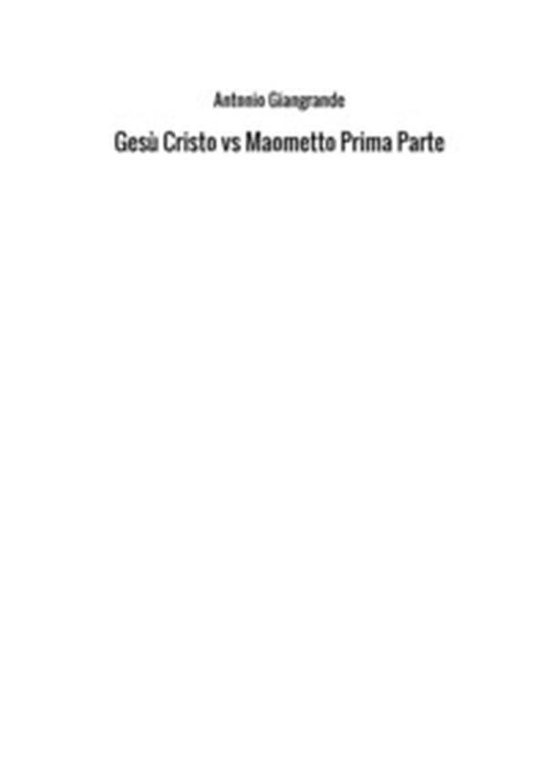 Gesù Cristo vs Maometto - Librerie.coop