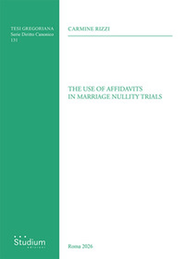 The use of affidavits in marriage nullity trials - Librerie.coop