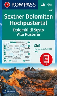 Cartina escursionistica n. 657 Dolomiti di Sesto, Parco Naturale Tre Cime - Librerie.coop Cartina escursionistica n. 657 Dolomiti di Sesto, Parco Naturale Tre Cime - Librerie.coop
