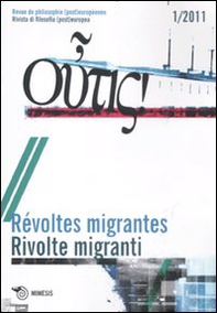Outis! Rivista di filosofia (post)europea (2011). Ediz. italiana e francese - Vol. 1 - Librerie.coop Outis! Rivista di filosofia (post)europea (2011). Ediz. italiana e francese - Vol. 1 - Librerie.coop