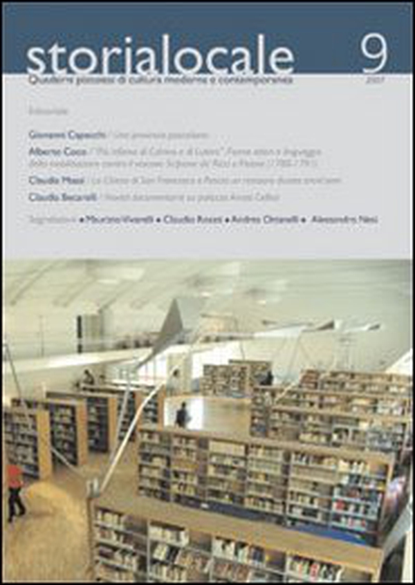 Storia locale. Quaderni pistoiesi di cultura moderna e contemporanea - Librerie.coop Storia locale. Quaderni pistoiesi di cultura moderna e contemporanea - Librerie.coop
