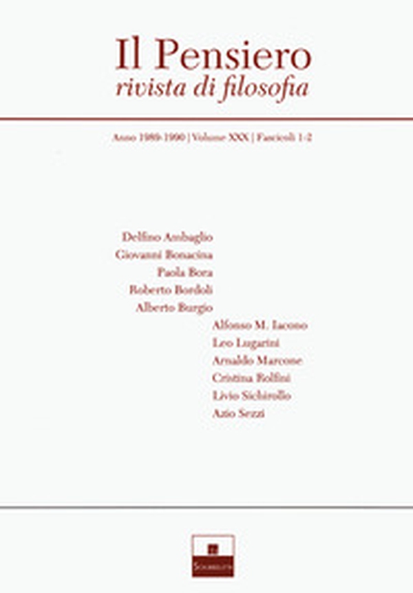 Il pensiero. Rivista di filosofia - Librerie.coop Il pensiero. Rivista di filosofia - Librerie.coop