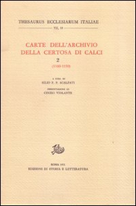 Carte dell'Archivio della Certosa di Calci - Vol. 2 - Librerie.coop