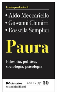 Paura. Filosofia, politica, sociologia, psicologia - Librerie.coop