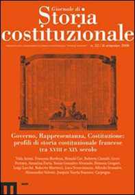 Giornale di storia costituzionale - Vol. 12 - Librerie.coop