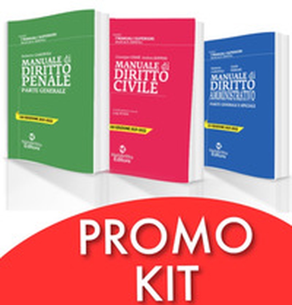 Kit manuali superiori: Diritto civile-Diritto penale-Diritto amministrativo - Librerie.coop Kit manuali superiori: Diritto civile-Diritto penale-Diritto amministrativo - Librerie.coop